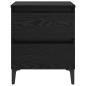 Preview: Nachttisch Schwarze Eiche 40x35x50 cm Holzwerkstoff