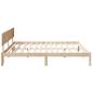 Preview: Bettgestell mit Kopfteil 180x200 cm Massivholz Kiefer