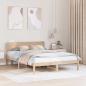 Preview: ARDEBO.de - Bettgestell mit Kopfteil 140x200 cm Massivholz Kiefer