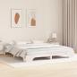 Preview: Bettgestell Weiß Holz 180 x 200 cm Langlebig Bettgestell