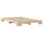 Preview: Bettgestell Natur Massivholz Kiefer 140 x 200 cm Langlebig