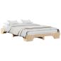 Preview: Bettrahmen Natur 135 x 190 cm Massives Kiefernholz