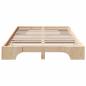 Preview: Bettrahmen Natur 135 x 190 cm Massives Kiefernholz