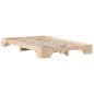 Preview: Bettgestell Natur Massivholz Kiefer 120 x 190 cm