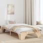 Preview: ARDEBO.de - Bettgestell Natur Massivholz Kiefer 100 x 200 cm Langlebig