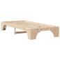 Preview: Bettgestell Natur Massivholz Kiefer 100 x 200 cm Langlebig