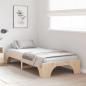 Preview: Bettgestell Natur Massivholz Kiefer 100 x 200 cm Langlebig