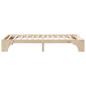 Preview: Bettgestell Natur Massivholz Kiefer 100 x 200 cm Langlebig