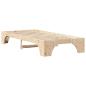 Preview: Bettgestell Natur Massivholz Kiefer 100 x 200 cm Langlebig