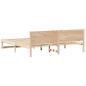 Preview: Bettgestell Naturholz Massivholz Kiefer 180 x 200 cm Langlebig