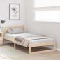 Preview: Bettrahmen Natur Massivholz Kiefer 90 x 190 cm Umwandelbar