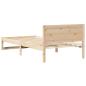 Preview: Bettrahmen Natur Massivholz Kiefer 90 x 190 cm Umwandelbar