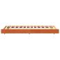 Preview: Bettgestell Wachsbraun Holz 75 x 190 cm Langlebig Bettgestell