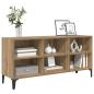 Preview: TV Stand Artisan Eiche Verleimtes Holz, Metall Mittel TV Stand