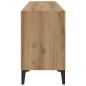 Preview: TV Stand Artisan Eiche Verleimtes Holz, Metall Mittel TV Stand