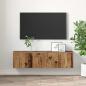 Preview: TV-Schranksystem Altes Holz Massivholz Altholz Mittel TV-Schrank