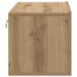 Preview: TV-Schrank Set Artisan Eiche MDF Mittel TV-Schrank Rechteckig