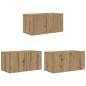 Preview: TV-Schranksystem Artisan Eiche MDF, Furnier Mittel TV-Schrank