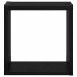 Preview: Wandregale Schwarz-Eiche MDF 26 x 15 x 26 cm Wandregale