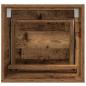 Preview: Badezimmer Aufbewahrungsschrank Verwittertes Holz MDF mit Holzfurnier