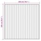 Preview: Teppich Quadratisch Natur 100x100 cm Bambus