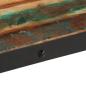 Preview: Couchtisch mit Rollen Altholz Massiv 100x55x26 cm