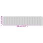 Preview: Teppich Rechteckig Natur 60x300 cm Bambus
