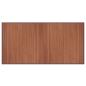 Preview: Teppich Rechteckig Braun 100x200 cm Bambus