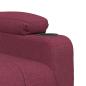 Preview: Relaxsessel Elektrisch Weinrot Stoff