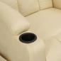 Preview: Relaxsessel Elektrisch Creme Stoff