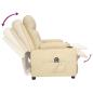 Preview: Relaxsessel Elektrisch Creme Stoff