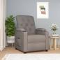 Preview: ARDEBO.de - Relaxsessel Elektrisch Taupe Stoff