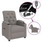 Preview: Relaxsessel Elektrisch Taupe Stoff