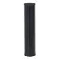 Preview: Teppich Quadratisch Schwarz 100x100 cm Bambus