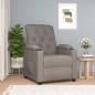 Preview: ARDEBO.de - Relaxsessel Taupe Stoff