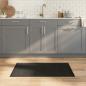 Preview: ARDEBO.de - Teppich Rechteckig Schwarz 60x100 cm Bambus