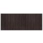 Preview: Teppich Rechteckig Dunkelbraun 80x200 cm Bambus