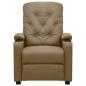 Preview: Massagesessel Cappuccino-Braun Kunstleder