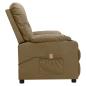 Preview: Massagesessel Cappuccino-Braun Kunstleder