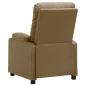Preview: Massagesessel Cappuccino-Braun Kunstleder
