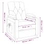 Preview: Relaxsessel Elektrisch Braun Stoff