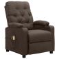 Preview: Massagesessel Elektrisch Braun Stoff