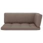 Preview: Garten-Ecksofa aus Paletten Schwarz Imprägniertes Kiefernholz