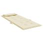 Preview: Hochlehner-Auflagen 2 Stk. Creme Oxford-Gewebe