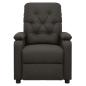 Preview: Massagesessel mit Aufstehhilfe Taupe Stoff