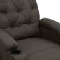 Preview: Massagesessel mit Aufstehhilfe Taupe Stoff