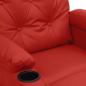 Preview: Massagesessel Weinrot Kunstleder