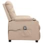 Preview: Massagesessel Creme Stoff