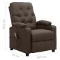 Preview: Massagesessel Braun Stoff