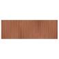 Preview: Teppich Rechteckig Braun 100x300 cm Bambus